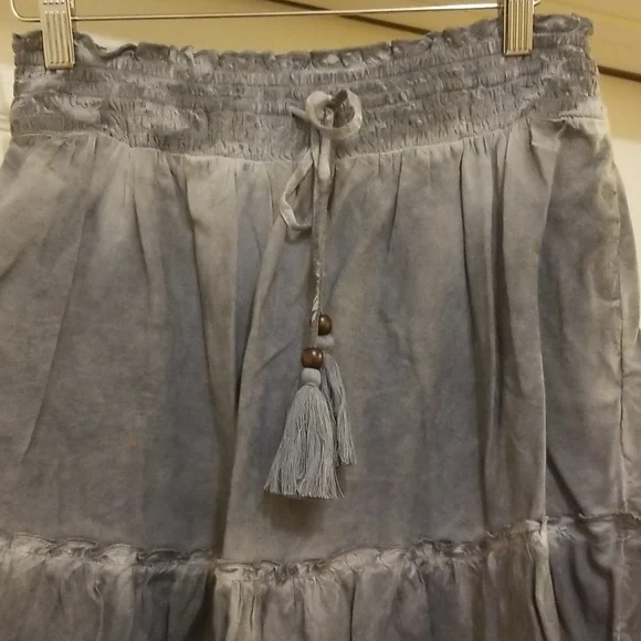 Pilcro women's grayish blue skirt - Picture 3 of 5
